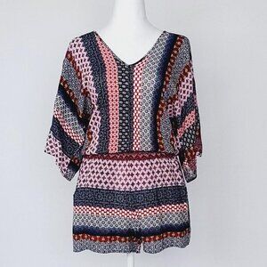 Venus Women's Multicolor Striped Romper Size: XS